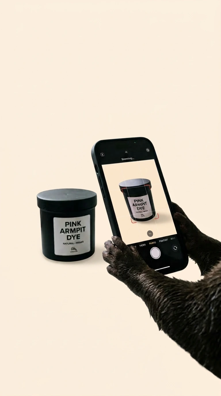 Scanning a product with the SpottyLabs app